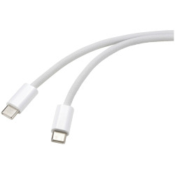 Renkforce RF-6056882 USB cable USB-C plug to USB-C plug White 1.00 m