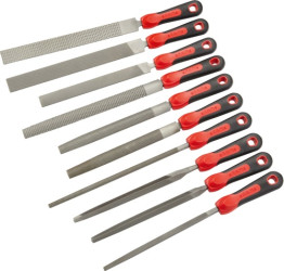 Pilnik Zestaw pilników ślusarskich SAM typ: Płaski, Równiak