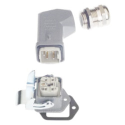 Kompletne zÅÄcze HanKit-4AWSM - 4piny+PE - 10200040005