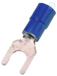 Intercable 180891 Złącze widełkowe 1.50 mm² 2.50 mm² z częściową izolacją niebieski 1 szt.