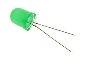 Dioda LED 10mm ZIELONA (10 szt)