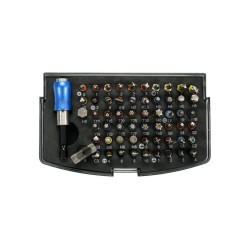 Zestaw końcówek śrubokrętowych 59 szt. - YT-04624