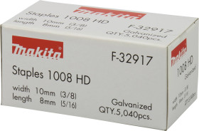 Makita F-32917 Staples 5040 szt. Wymiary (D x S) 8 mm x 10 mm