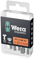 Bit Torx T 40 Wera 05057667001 F 6.3 5 szt.