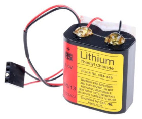 Akumulator do zasilania awaryjnego komputerów, rozmiar: 223 A/J, złącze: Smycz przewodu, 6V, Lit-chlorek tionylu, 1.5Ah