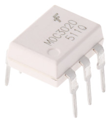 Transoptor MOC3020M z triakiem 1-kanałowy DC DIP 6 onsemi