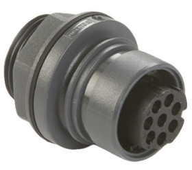 Złącze wielostykowe przemysłowe 8-pinowe Montaż przedni Gniazdo Bulgin