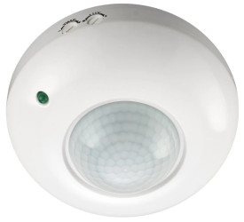 Czujnik ruchu PIR sufitowy natynkowy do LED 360stopni biały 230V