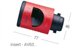 Nasadka Z Ostrzem Do Rękojeści Av6300 Na Przekrój Żyły Kabla 120 Mm2