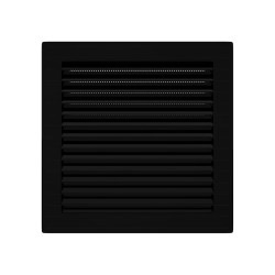 Kratka wentylacyjna skośna z siatką 14x14 czarna/grafit AirRoxy 02-339