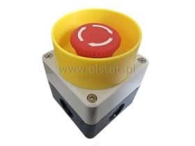 Puszka z przyciskien EMERGENCY STOP NO/NC osłona