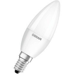 OSRAM 4058075831988 LED PCR LAMPS WITH CLASSIC B 4.9W 840 Frosted E14 Bulb