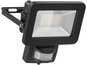 Reflektor zewnętrzny LED 20W z czujnikiem ruchu czarny