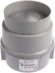 Sygnalizator 115 → 230 V ac Stały Czerwony Montaż na podstawie LED