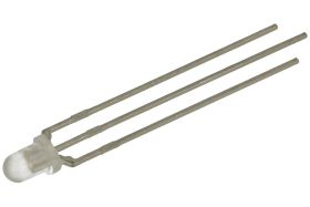 Dioda LED; L-115WEGW; 3mm; czerwony; zielony; Światłość: 10÷40mcd; 60°; dyfuzyjna; biała; dwukolorowa (R/G); wspólna katoda; 2,5
