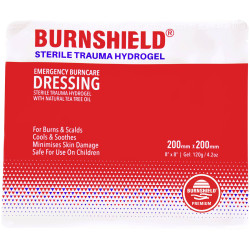Burnshield 1012281 Burn Dressing 200mm x 200mm Hydrogel Non-Toxic
