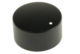 Pokrętło potencjometru oś: 6mm średnica: 29.8mm Wielowypustowe Aluminium Czarny RS PRO