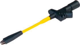 Clamp test probe, black, max. 10 mm, L 158 mm, CAT III, socket 4 mm, 972308100