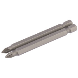 Draper 64311 No.1 1/4" Hex PZ Type Insert Bit 75mm Long x 2