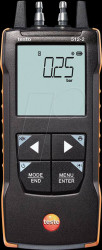 0563 2512 testo 512-2 digital differential pressure gauge, 0 to +2000 hPa