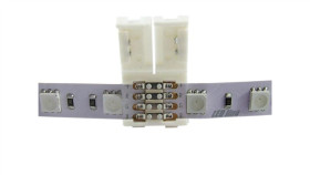 Led Line Złączka Do Taśm Led Click Connector Podwójna 10 Mm 4 Pin Rgb