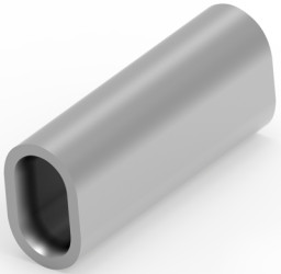 Butt connector, uninsulated, 3.0-6.0 mm², AWG 12 to 10, gray, 14.4 mm, 51893