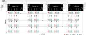 Automotive 48 x 16 matrix LED driver with 16-bits pulse width modulation dimming
