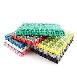 SMT Component Container Modular Storage Box - Blue - 10 pcs