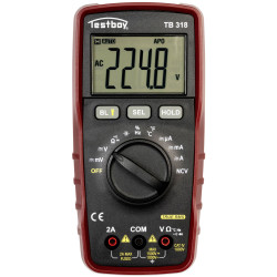 Testboy 61414000 TB 318 Handheld Multimeter Digital CAT IV 1000V 1500V DC