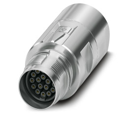 Złącze wielostykowe przemysłowe 17-pinowe M17 Montaż na kablu Gniazdo Phoenix Contact