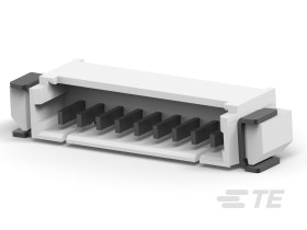 Listwa stykowa PCB 9-pinowe AMP HPI raster: 1.25 mm Kąt prosty 1-rzędowe TE Connectivity Płyta100 V W osłonie
