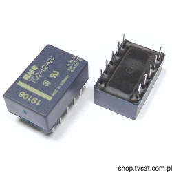 TQ2-L2-9V Relay 9VDC 1A 2Coils 405 Ohm THT NAISMATS