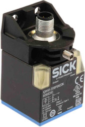 Czujnik zbliżeniowy M12 Indukcyjny 20 mm SICK Wpuszczany 10 → 30 V DC długość 65mm w obudowie prostokątnej
