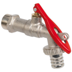 Sealey TP128 Drum Tap 3/4&quot;BSP Zinc Die-Cast Lockable