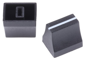 Pokrętło potencjometru Tang Nylon Czarny Sifam