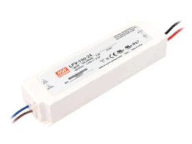 LPV-100-24 Zasilacz impulsowy, LED, 100W, 24VDC, 4,2A, 90÷264VAC, 127÷370VDC