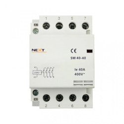 Stycznik modułowy 40A 3P 230/400V styki 4xNO (zwierne) NSM40 40