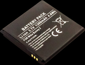 13364 Smartphone battery for WIKO devices, Li-Ion, 1300 mAh