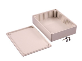 Obudowa ogólnego użytku ABS szerokość zew. 94 mm długość zew. 122 mm wys. zew. 30 mm Hammond IP54