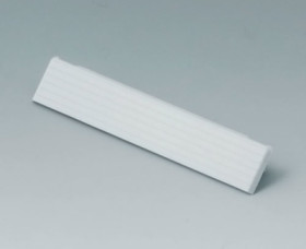 Cover strip, without recess, straight, PC, (W) 80 mm, gray, C2200801