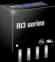 RI3-0505S RI3 DC/DC converter, 5 Vin, Single, 5 Vout, 600 mA, SIP4