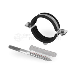 Obejma mocująca z wkładką gumową i kołkiem montażowym OSZG-34 3/4 - 26-30mm