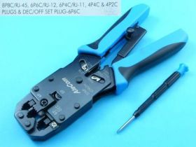 HT-2008AR ZACISKACZ WT.TEL.4,6,8-PIN