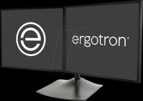 33-322-200 Ergotron DS100 stand for 2 monitors, up to 24 inches