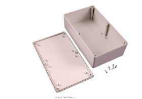 Obudowa ogólnego użytku ABS szerokość zew. 112 mm długość zew. 193 mm wys. zew. 56 mm Hammond IP54