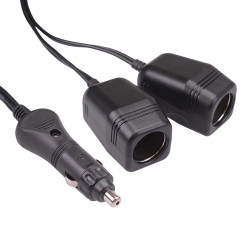 2 Way Fused Cigarette Lighter Socket Splitter 10A 12V A13-75A30A2-A7Z