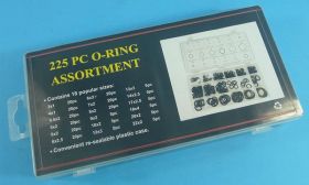 ZESTAW USZCZELEK 225szt O-RING 3-22mm BL