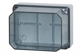 Puszka hermetyczna FG 240x190x160 pokrywa przeźroczysta