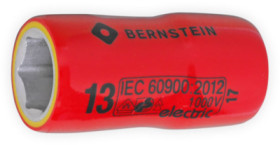 VDE 3/8 inch socket wrench, 13 mm, L 45 mm, 16-488 VDE