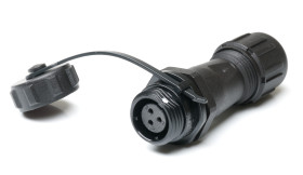 Przemysłowe złącze okrągłe 3-pinowe SP11 Układ szeregowy Gniazdo RS PRO Żeńskie IP68 SP11